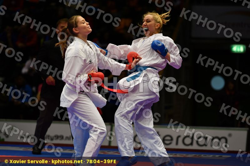 Bruederlin Ramona Chatziliadou Eleni Female kumite 68+ kg German