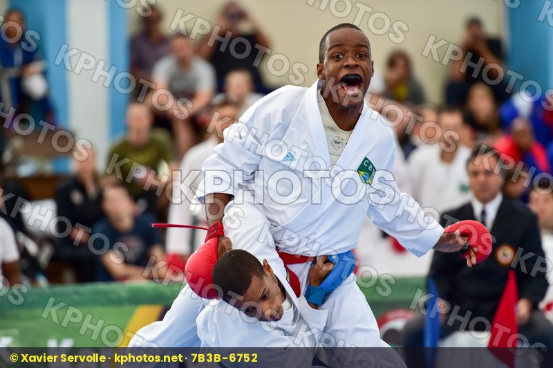 Brasil final kumite Male team Venezuela