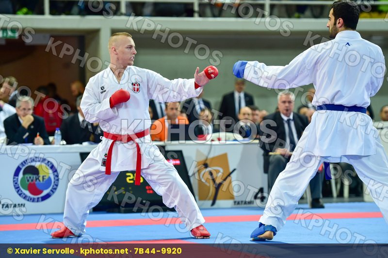 -84 Kg Aktas Ugur Budo Nord Denmark Korte Kevin Kumite Male Turk