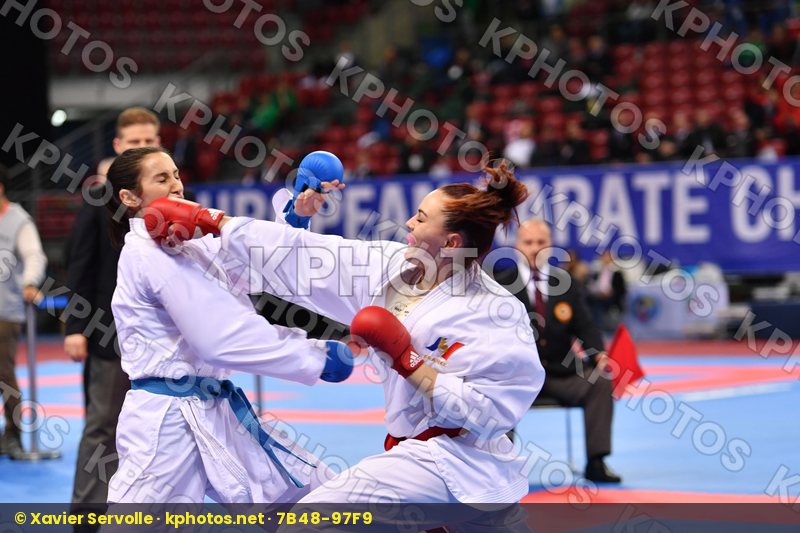 Avazeri Lea France Portugal Ribeiro Flavia U21 kumite female -68