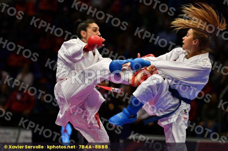 Croatia Female kumite -55 kg Hasani Alesandra Terluyga Anzhelika