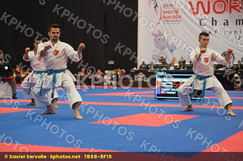 cadet Junior Kata male team Turkey
