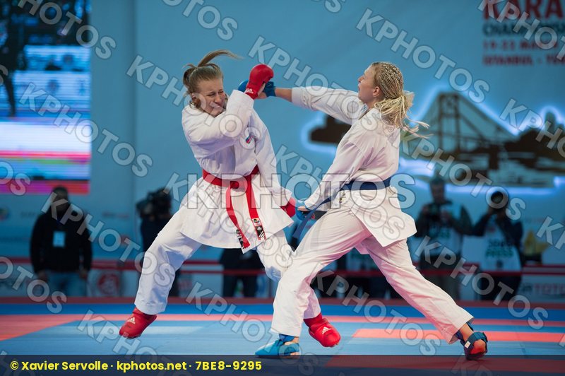 +68 kg bronze match female Finland kumite Kuusisto Helena Russia