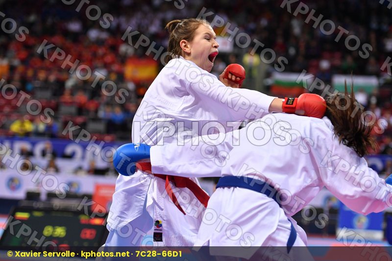Bulgaria Goranova Ivet Hirt Silvia Junior kumite female -53 kg S