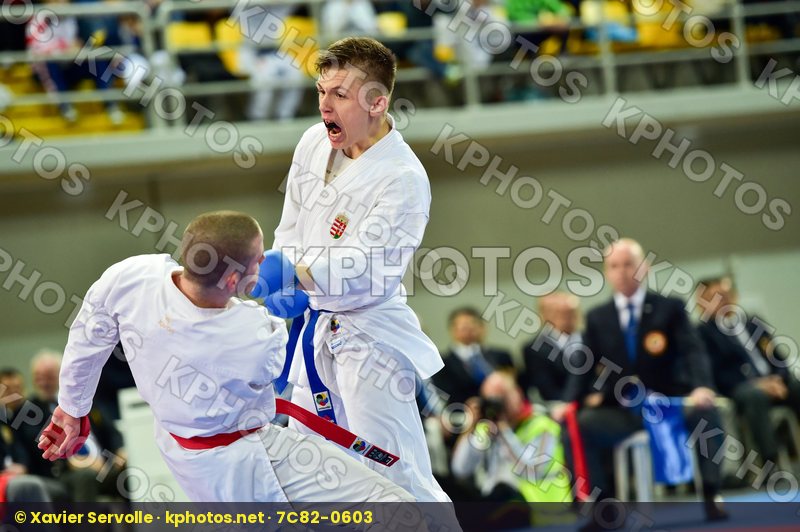 -68 Kg Erdos Martin Hodzic Mario Hungary Junior Kumite Kwon Male