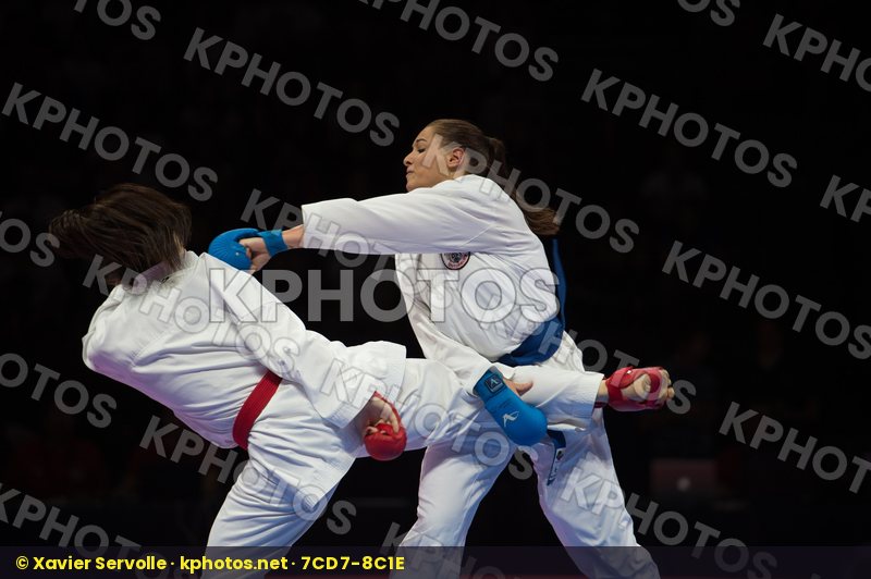 Austria Buchinger Alisa Female Kumite -68 Kg final Quirici Elena
