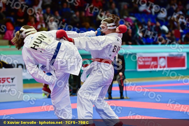 +54kg Bosnia And Herzegovina cadet Czagany Dora hungary kumite M