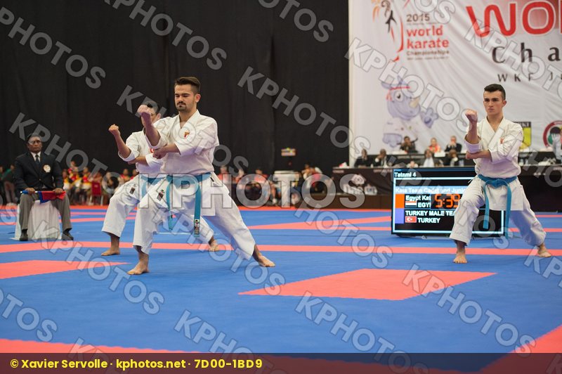 cadet Junior Kata male team Turkey