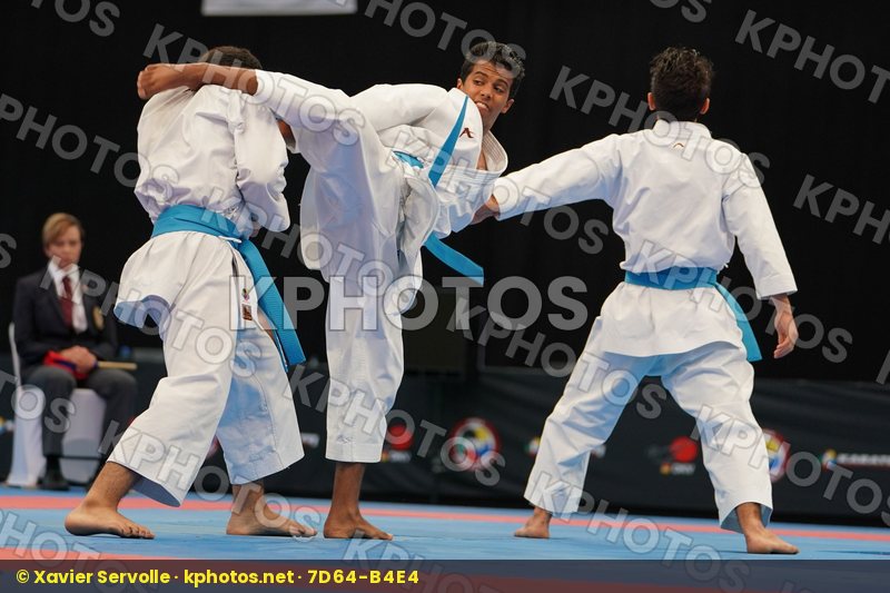 Kanku sho Male team kata Saudi Arabia