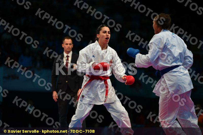 Female kumite 68+ kg Florentin Anne laure France Hocaoglu Meltem