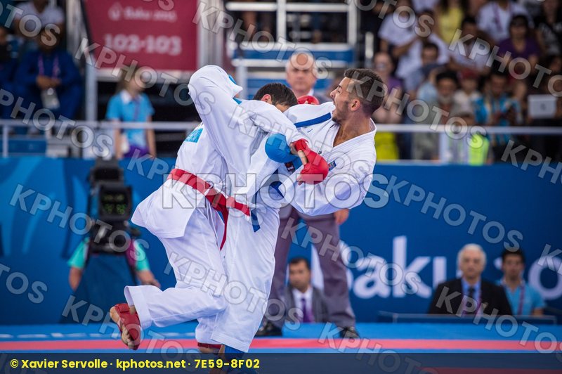 -60 kg Azerbaijan Farzaliyev Firdovsi finals Italy kumite Maresc