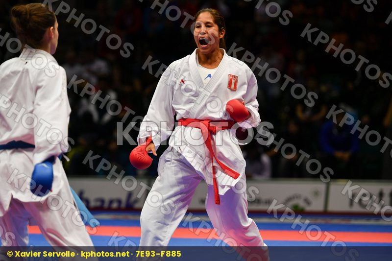 Female kumite -61 kg Grande Alexandra Peru Prekovic Jovana Serbi