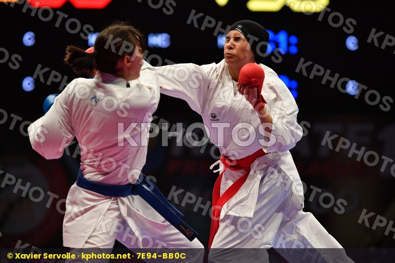Espinosa Maria Female kumite -61 kg Morocco Sadini Btissam Spain