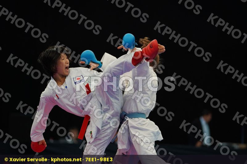 Female kumite -50 kg Germany Hubrich Shara Japan Miyahara Miho