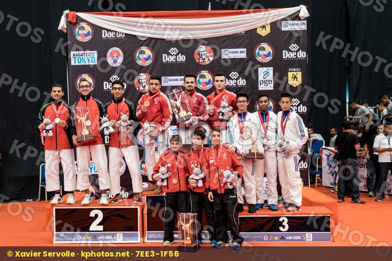 cadet Egypt France Junior Kata male Spain team Turkey