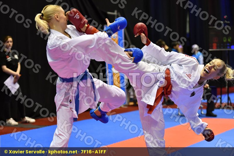Bitsch Jana Female kumite -55 kg Germany Semanikova Viktoria Slo