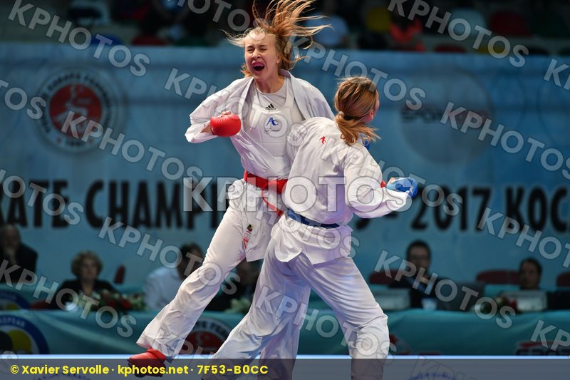 Female kumite 68+ kg Russian federation Slovakia Tatarova Domini
