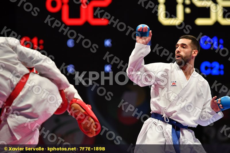 Ahmed Hmissa Cuerva mora Raul Male kumite -67 kg Spain Tunisia