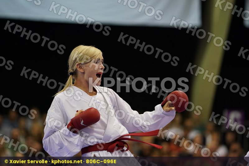 Female Kumite -61kg Gold match Grande Alexandra Peru Serogina Anita Ukraine