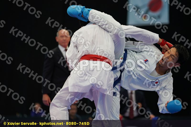 Brazil Figueira Vinicius Gomyo Hiroto Japan Male kumite -67 kg