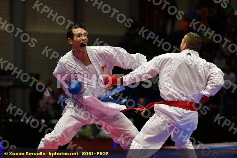 Costa Logan France Male kumite -75 kg Scott Thomas United states