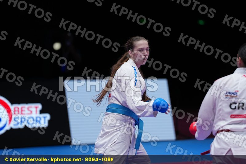 KYDONAKI KYRIAKI (GREECE) vs BULAY DARIIA (UKRAINE) in Female Kumite 68+ Kg - Final Bout