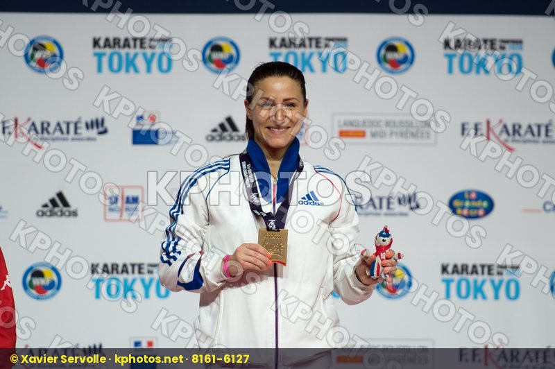 -50 Kg Female france kumite podium Recchia Alexandra