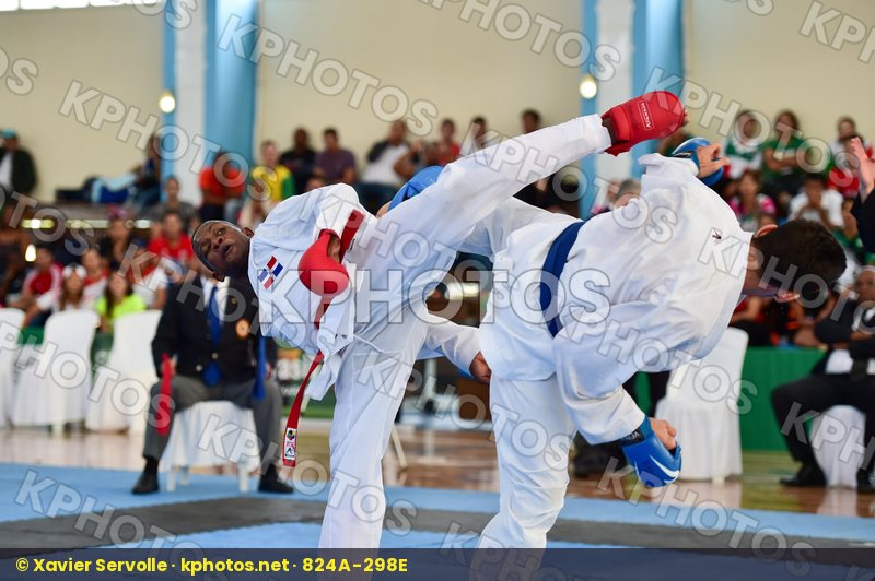 -84 Kg Azevedo Alberto Brazil Dominican Republic final kumite Ma