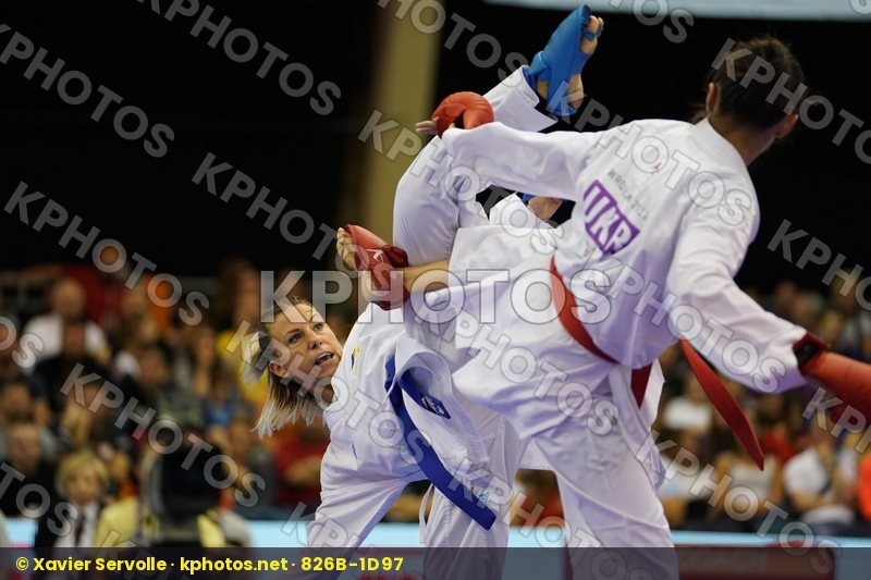 Female Kumite -50kg France Kryva Kateryna Recchia Alexandra Ukraine