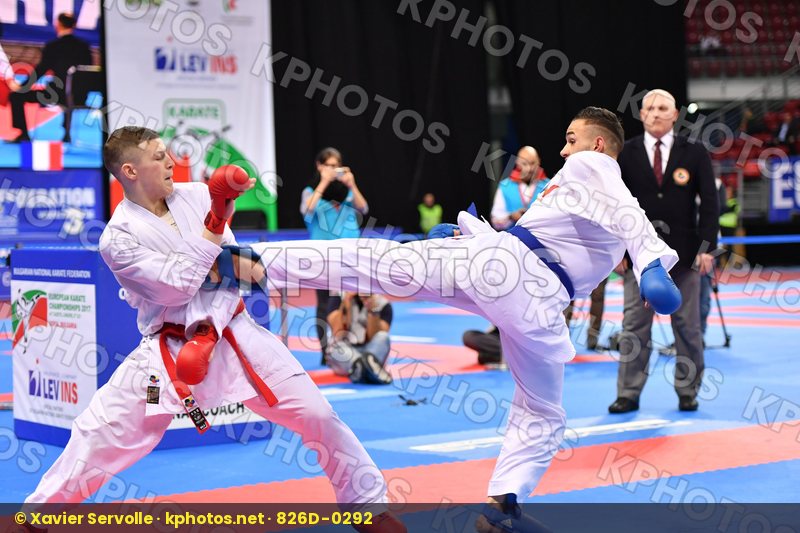 Dacosta Steven France Ryaboshapko Kyrylo U21 kumite male -67 kg