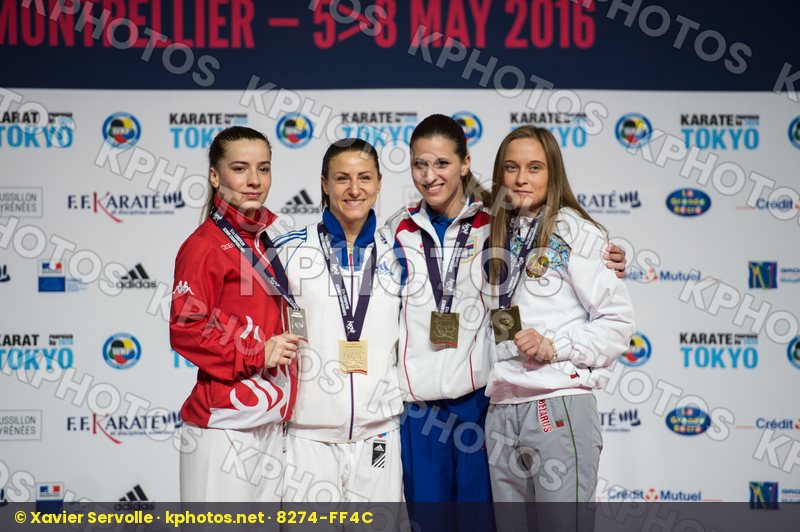 -50 Kg Belarus Female france Koulinkovitch Mariya kumite Milivoj