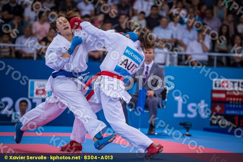-68 kg Austria Buchinger Alisa day2 kumite qualification Quirici