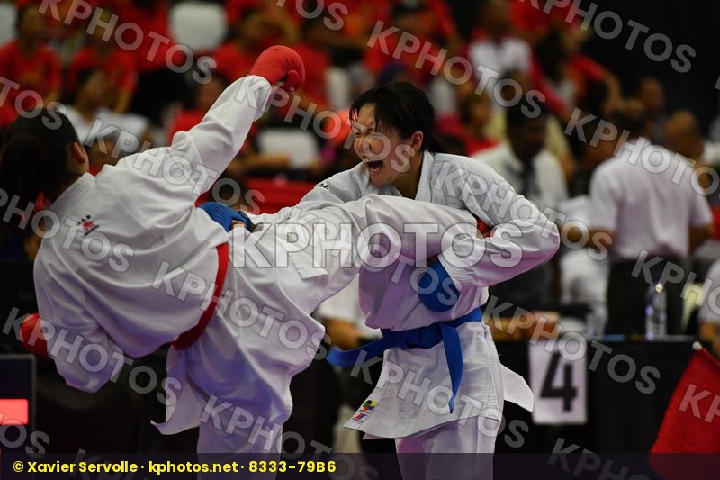 China Ding Jiamei Fukigami Mami Japan Junior Kumite Female -53 K