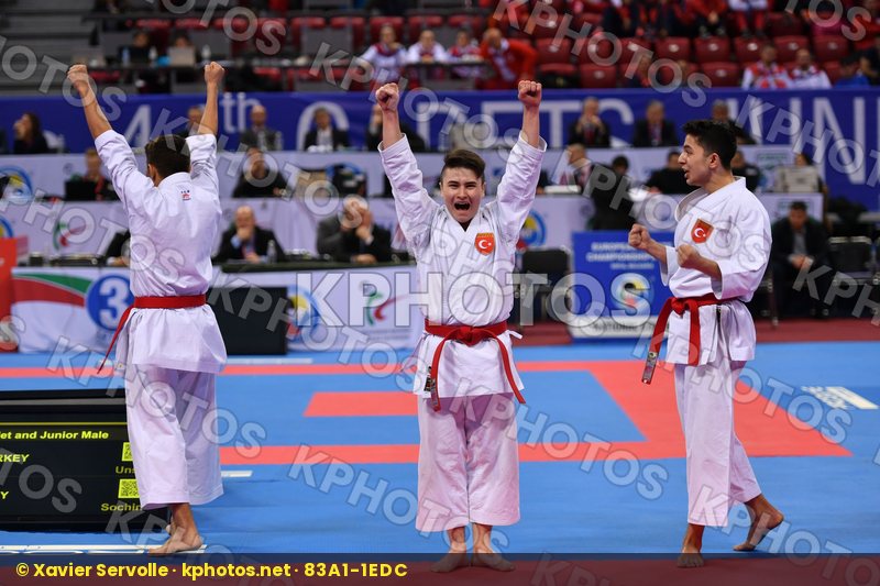 Turkey Kata team cadet and junior male