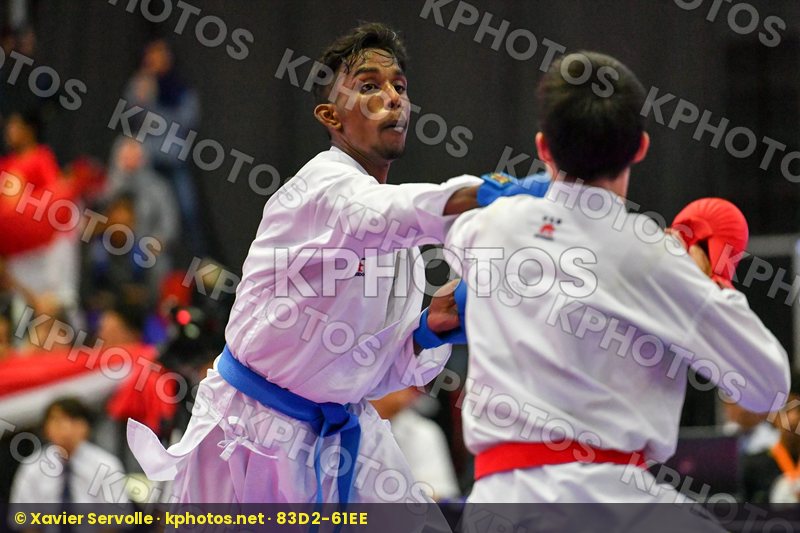 Chau Ka Him Hong Kong Junior Kumite Male -55 Kg Malaysia Shanmug