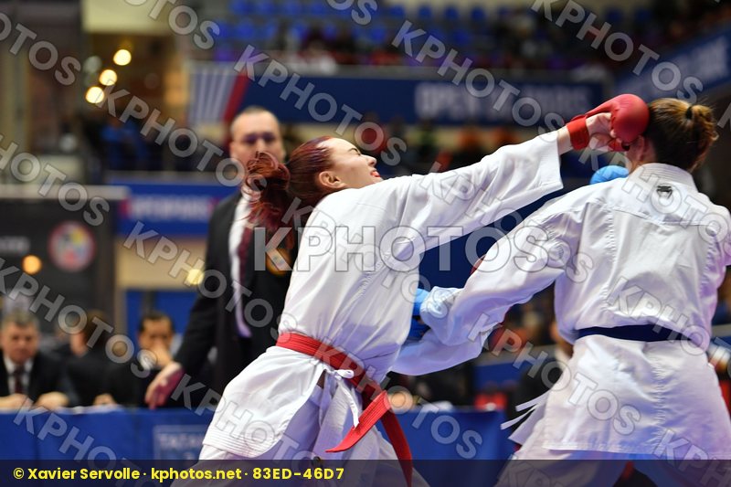 Avazeri Lea Belgium Debatty Luana Female kumite -68 kg France