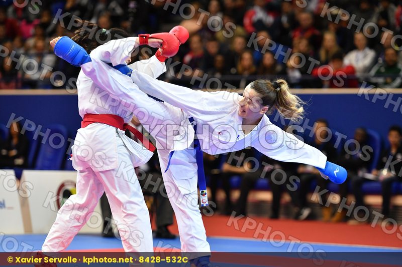 Female kumite -50 kg Ozcelik Serap Russian federation Rybakova K