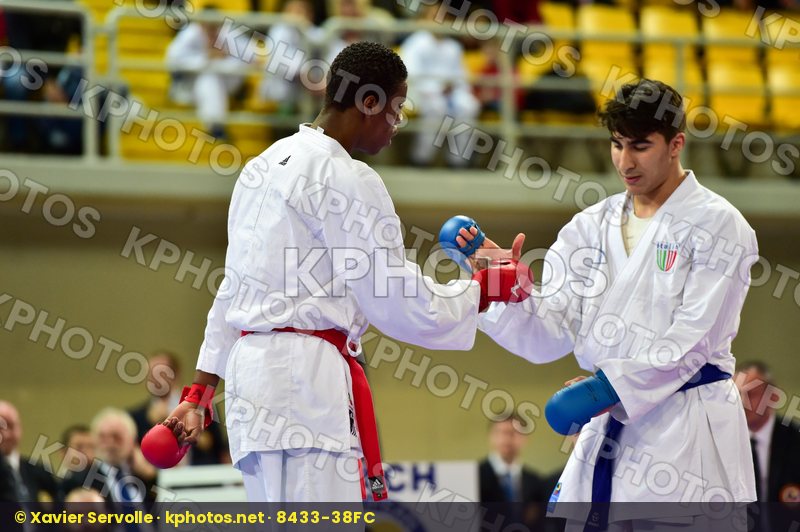 +76 Kg France Italy Jacquet Dnylson Junior KO Kumite Male Mouhii