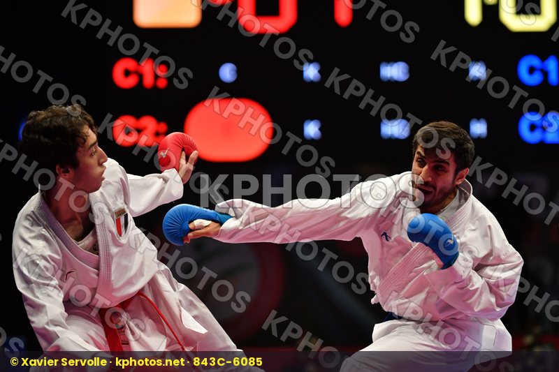 Egypt Elsawy Ali Kemaloglu Omer Male kumite -67 kg Turkey