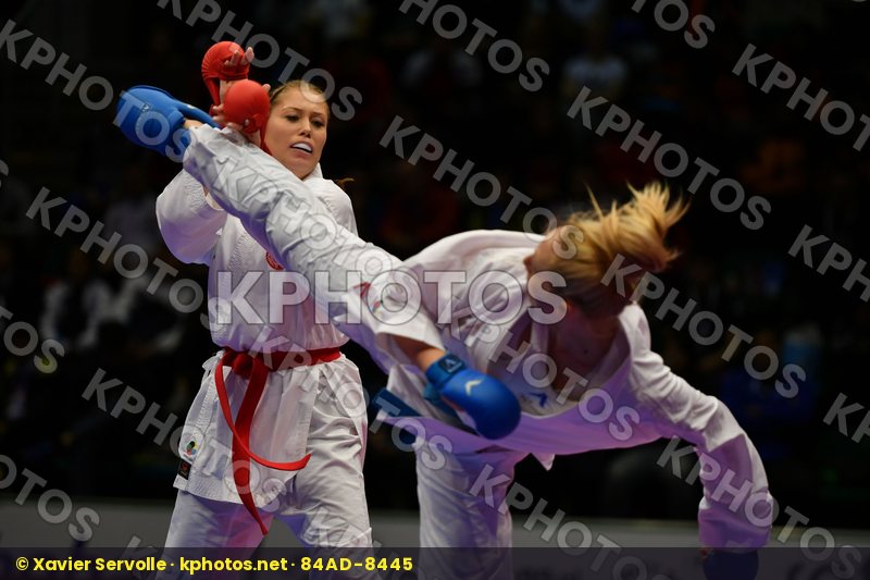 Bruederlin Ramona Chatziliadou Eleni Female kumite 68+ kg German