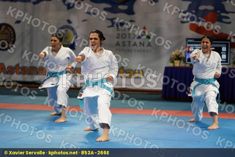 Female Team kata Iran  islamic republic of