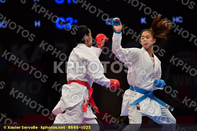Algeria Chinese taipei Djedra Saida Female kumite -55 kg Wen Tzu