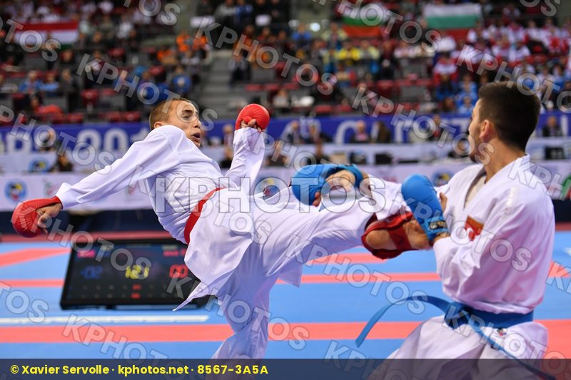 Dulovic Nenad Montenegro Samdan Eray Turkey U21 kumite male -60
