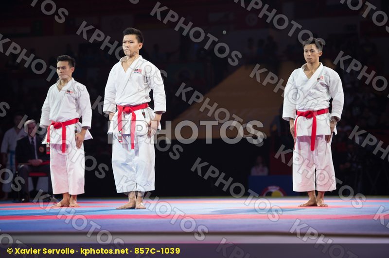 Dubai final kata Malaysia Male team