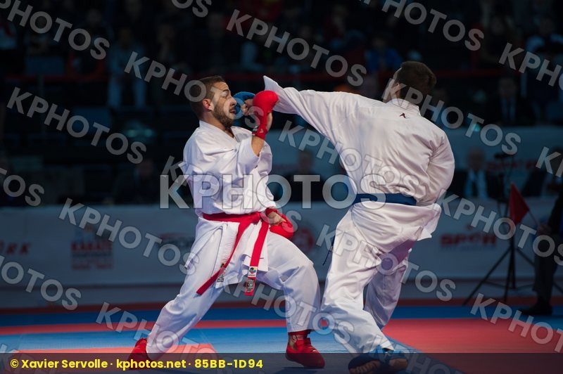 -60 kg bronze match Fyr Of Macedonia Gomez Garcia Matias kumite