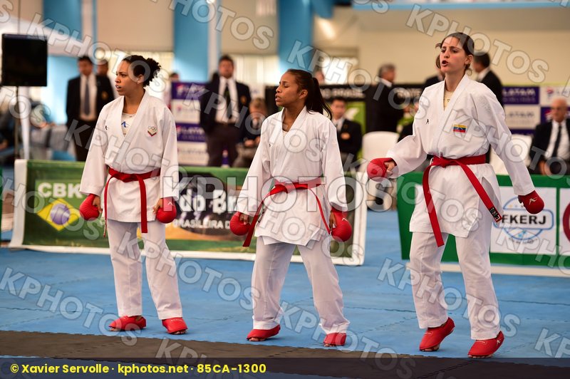 Female final kumite team Venezuela
