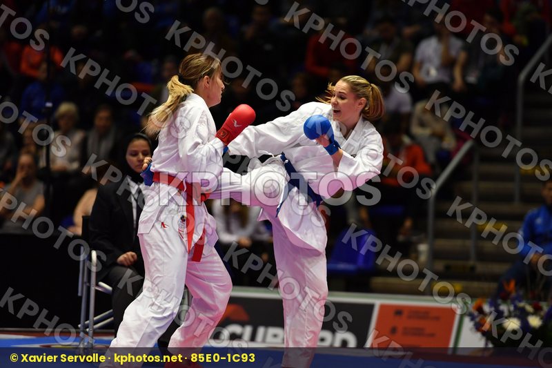 Austria Buchinger Alisa Female kumite -68 kg France Zaretska Iry