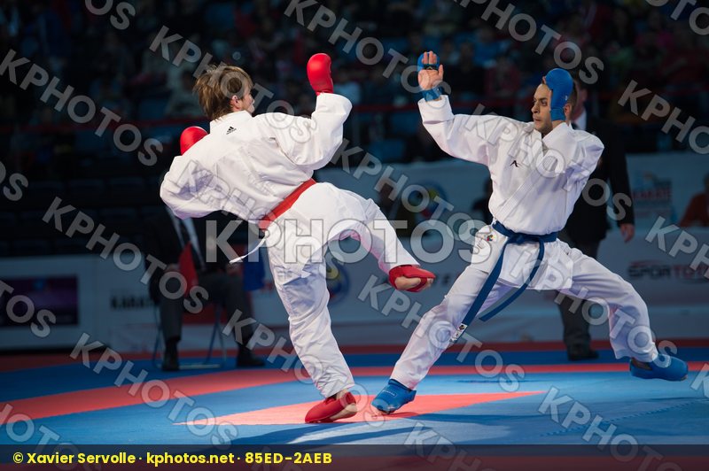-60 kg Antic Marko bronze match kumite male Plakhutin Evgeny Rus