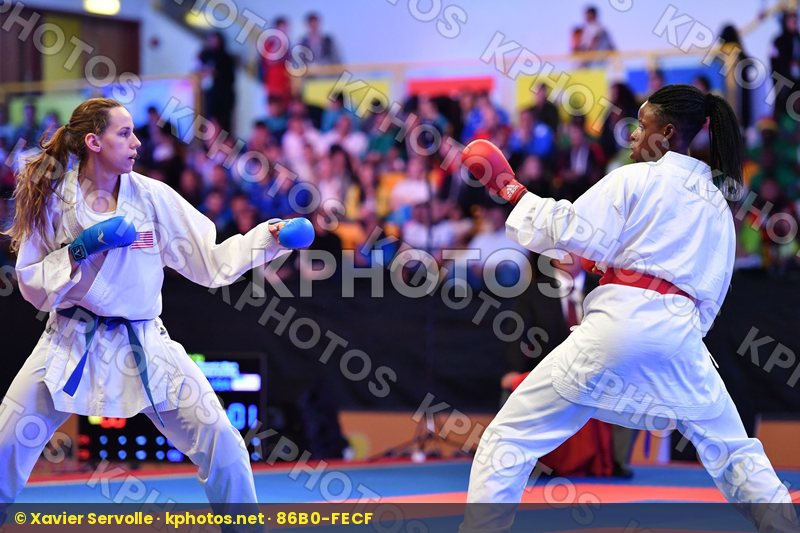 Cameroon Female kumite 68+ kg Ogandoa nsioma Stella United state