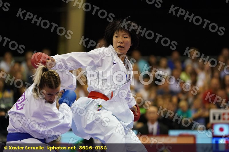 Female Kumite -50kg France Gold match Japan Miyahara Miho Recchia Alexandra